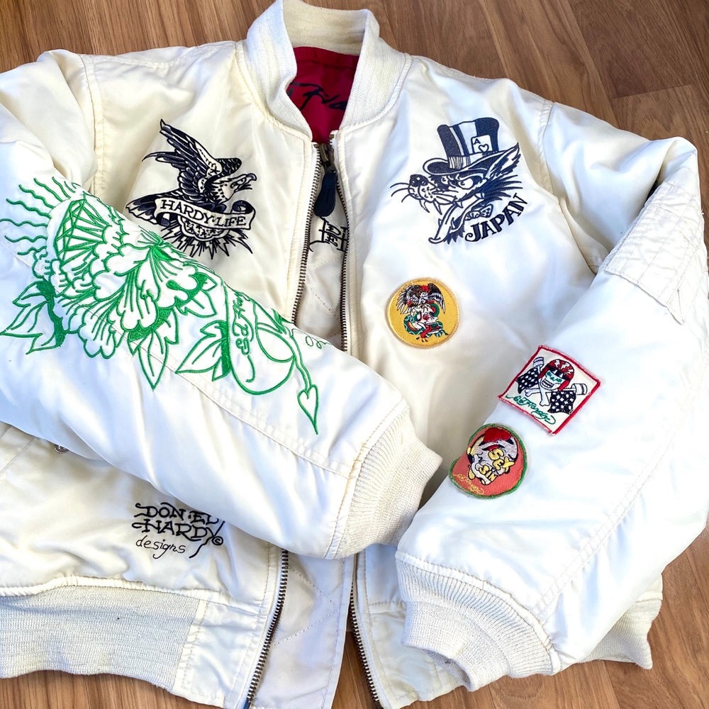 Ed hardy bomber jacket